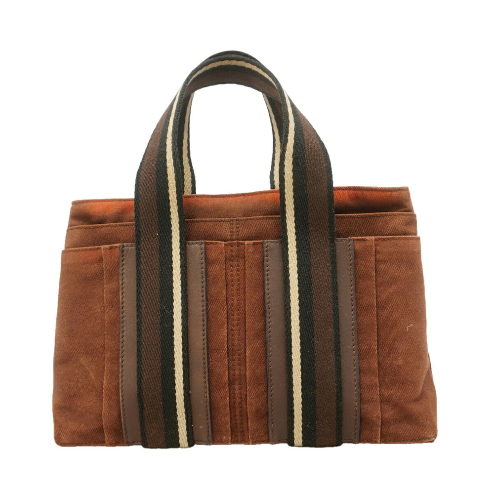 Hermes Troca Horizontal PM Canvas Tote Bag, Brown, Men's/Women's, P3484048